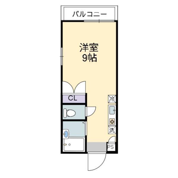 RINKY GARDEN(ワンルーム/2階)の間取り写真