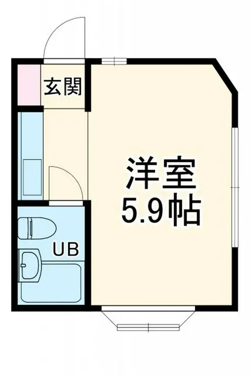 ユースランドA棟 1階階 間取り