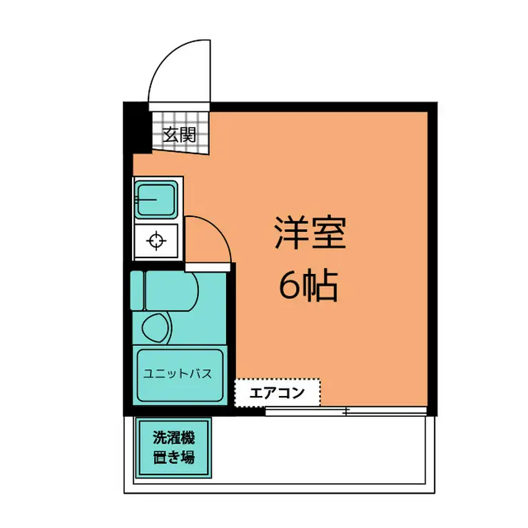 カスティル松葉 3階階 間取り