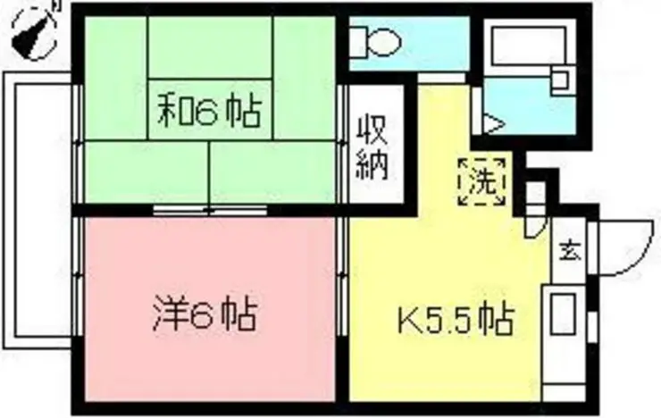 向ヶ丘ヒルズ 2階階 間取り