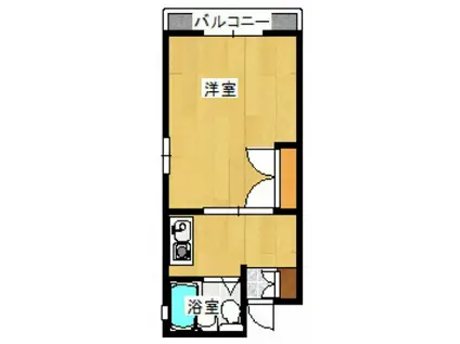 コーポ御幸(1K/5階)の間取り写真