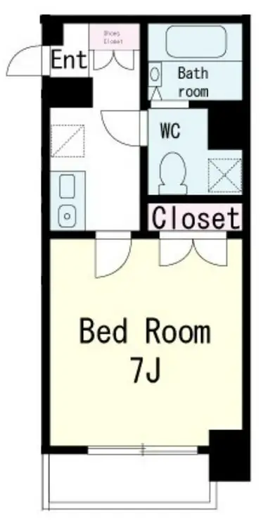プラスパ鶴見 6階階 間取り
