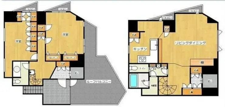 エスパスデパール 4階階 間取り