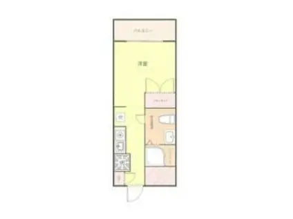 日神パレステージ町田第2(1K/3階)の間取り写真