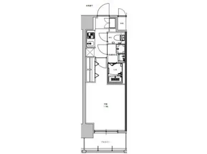 S-RESIDENCE豊田AVANTA12月契約限定キ(1K/3階)の間取り写真