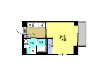 リアライズ高畑(1K/8階)の間取り写真