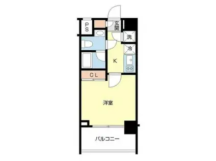 スカイコート池袋西壱番館(1K/5階)の間取り写真