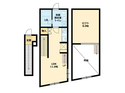 KAGURAZAKA-MY(ワンルーム/1階)の間取り写真