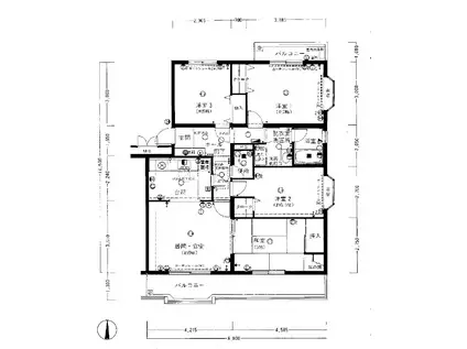 新横浜ニューライフ(4LDK/2階)の間取り写真