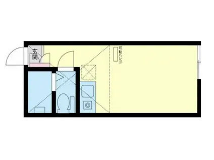 ユナイト反町オルティス(ワンルーム/2階)の間取り写真