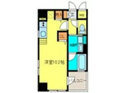 プラウドフラット河原町(ワンルーム/5階)の間取り写真