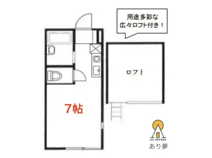 エスパシオ上星川(ワンルーム/2階)の間取り写真