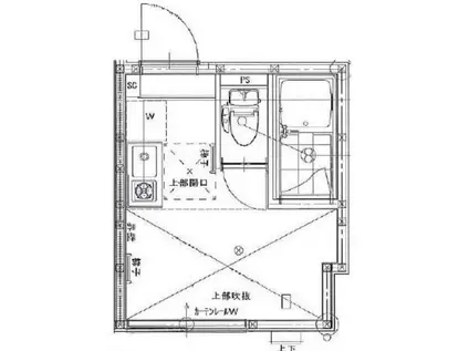 AZEST-RENT池袋II(ワンルーム/2階)の間取り写真