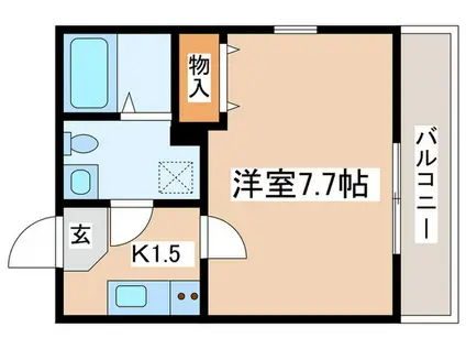 BELLE SCENE ITABASHI(1K/2階)の間取り写真