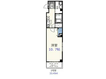 メゾン ド リーフ(1K/2階)の間取り写真