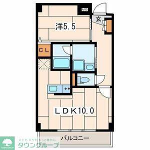 グレイス・ヒルズ・葛ヶ谷(1LDK/1階)の間取り写真