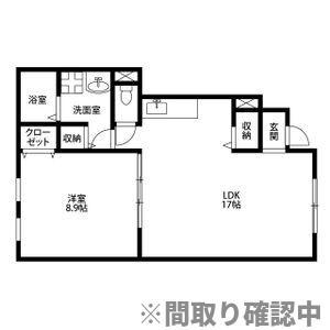 アンプルールリーブル鉦和(1LDK/2階)の間取り写真