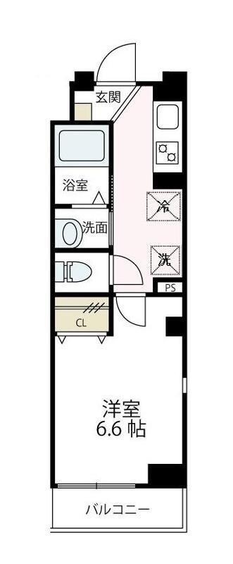 QUARTO PIANOクアルトピアノ(1K/2階)の間取り写真