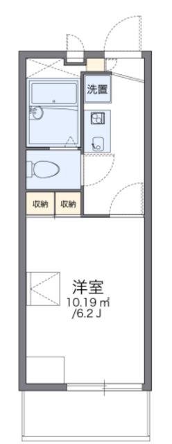 レオパレスパインヒルII(1K/3階)の間取り写真