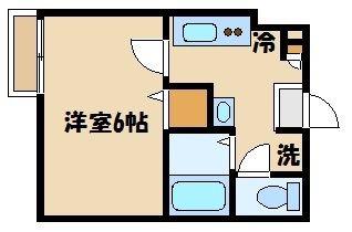T&M大和田レジデンス(1K/2階)の間取り写真