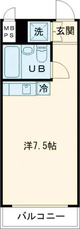 マック千束コート 4階階 間取り