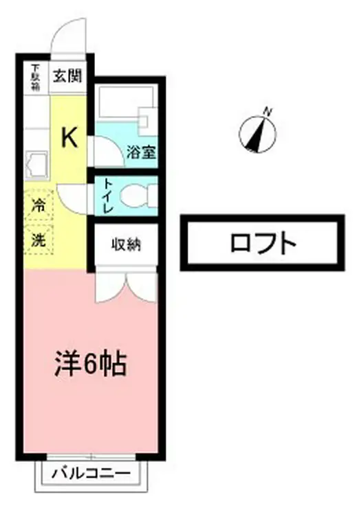 ベルシオンエリーゼ 2階階 間取り