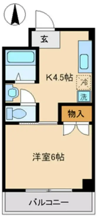 第二中昭ロイヤルマンション 2階階 間取り