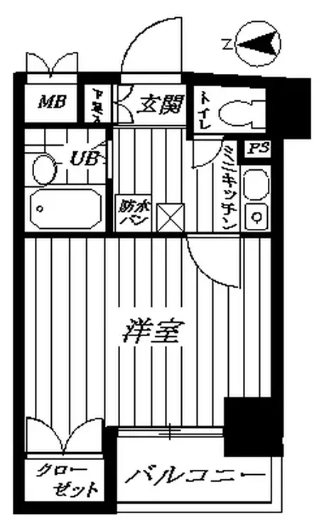 エスコート大森 2階階 間取り