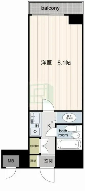 ライオンズマンション日本橋 6階階 間取り