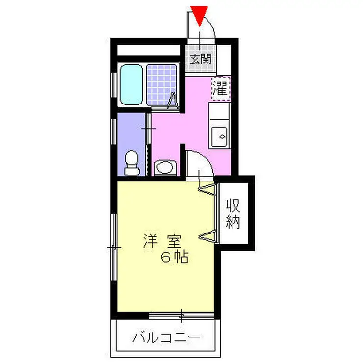 ハイツ光雲 3階階 間取り