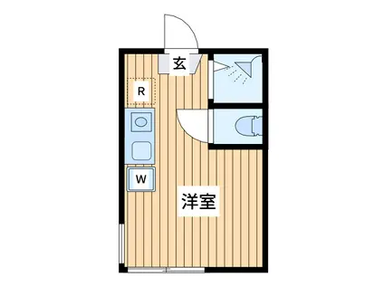 ティーエム古川町(ワンルーム/1階)の間取り写真