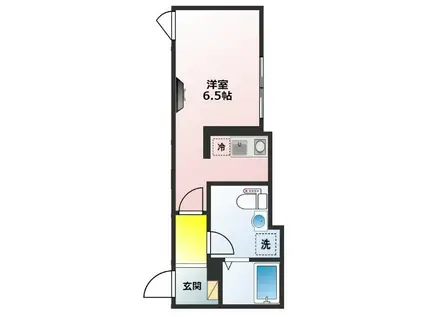 OWL板橋(ワンルーム/4階)の間取り写真