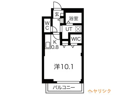プレミアムキャッスル西春II(ワンルーム/2階)の間取り写真