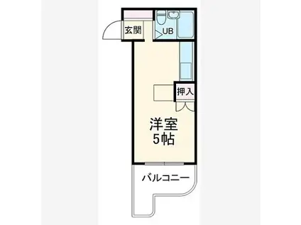 メゾン・ド・スイート(1K/4階)の間取り写真