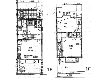 ラフィネ幕張本郷(3DK/3階)の間取り写真