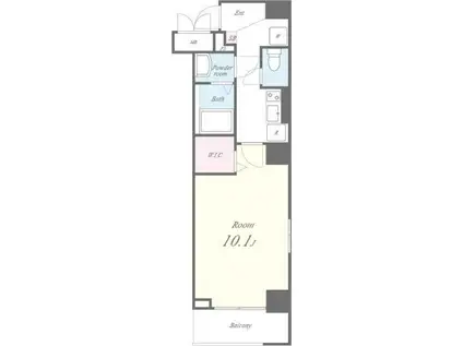 エスポワール浅草橋(1K/2階)の間取り写真