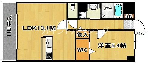 フレシールアビタシオン(1LDK/1階)の間取り写真
