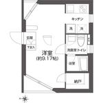 プラティーク白金(ワンルーム/2階)の間取り写真