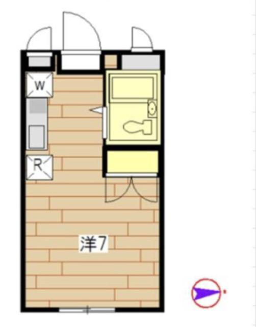 ラシャンス下落合(1K/2階)の間取り写真