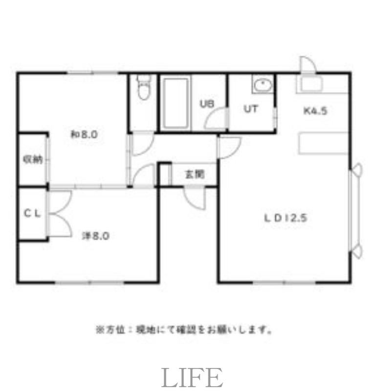 ゴーチェ・サラ栄通(2LDK/2階)の間取り写真