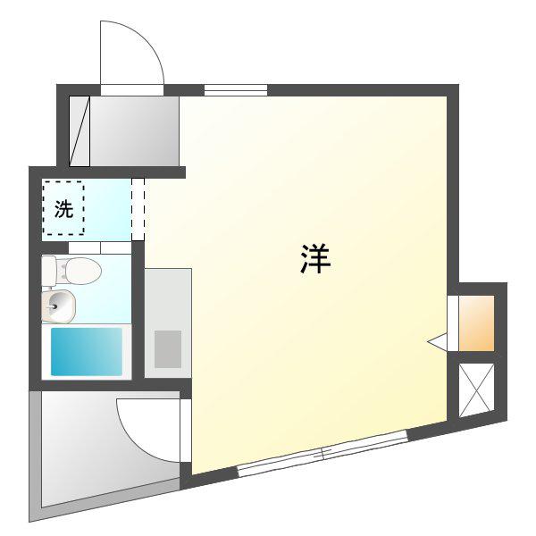 G&Y東桜(ワンルーム/6階)の間取り写真