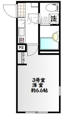 サンコート南太田(1K/1階)の間取り写真
