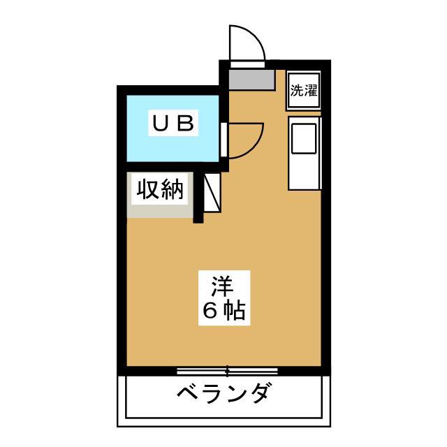 プリマヴェーラ(ワンルーム/8階)の間取り写真