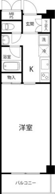 TS GARDEN NAGAYAMAII サニーコート蔵(1K/2階)の間取り写真