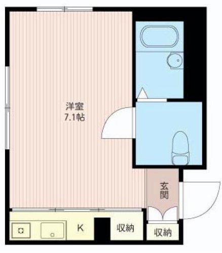 LA VILLA 目白坂(ワンルーム/3階)の間取り写真