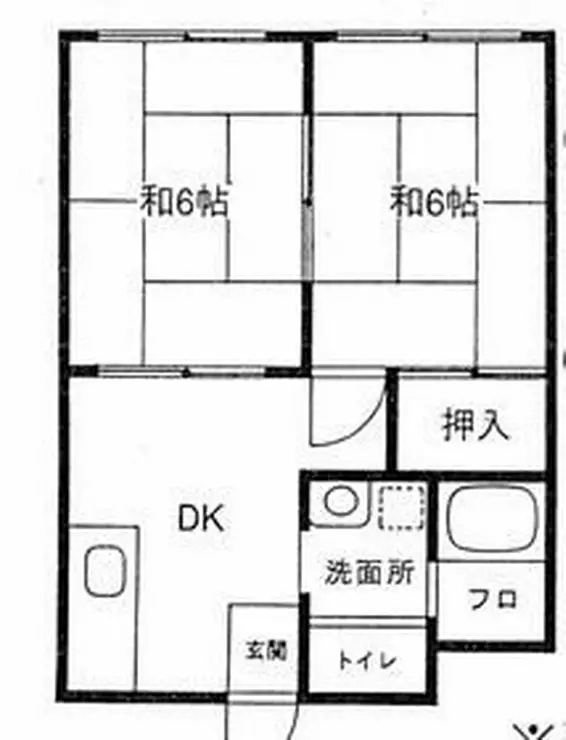 メゾン土志田 2階階 間取り