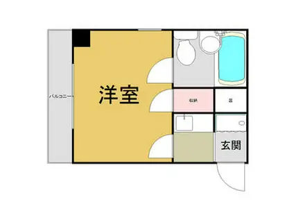 エスト太閤(ワンルーム/3階)の間取り写真