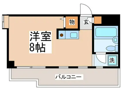 サニーウィステリア(ワンルーム/4階)の間取り写真
