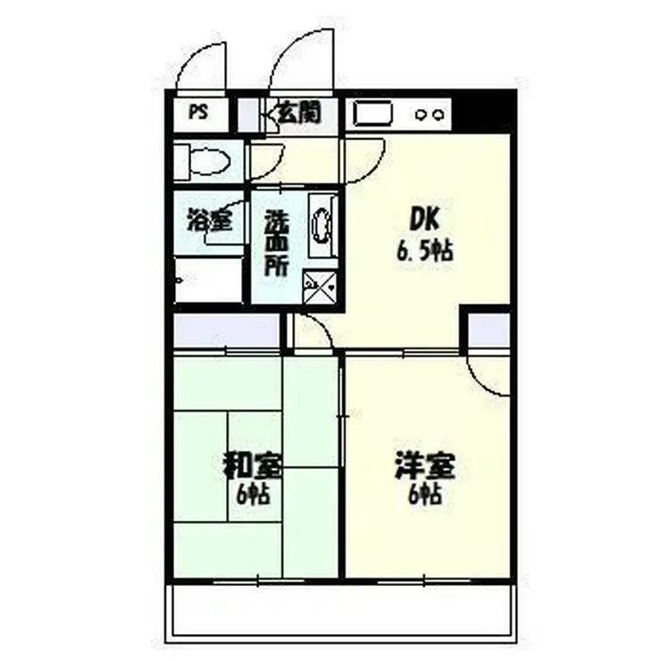 ゴールデンハウス小泉 2階階 間取り