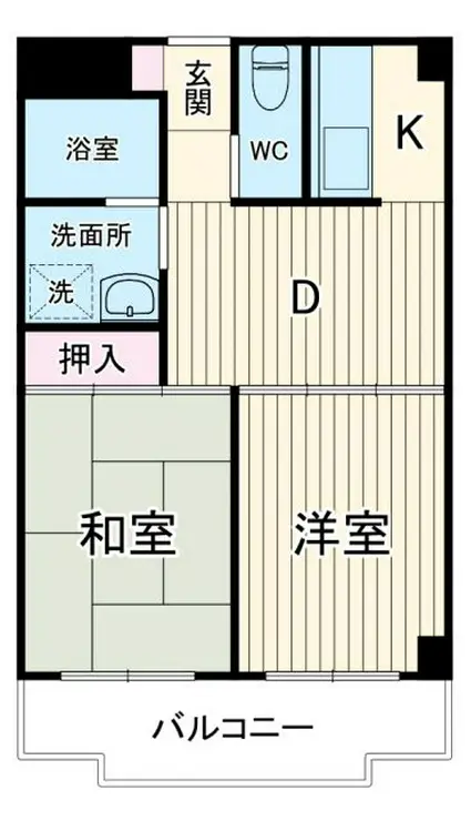 サンフォレスト梶ヶ谷 1階階 間取り
